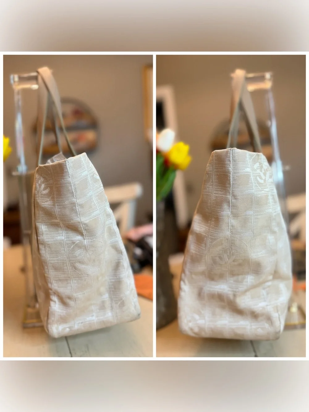 CHANEL elegant beige